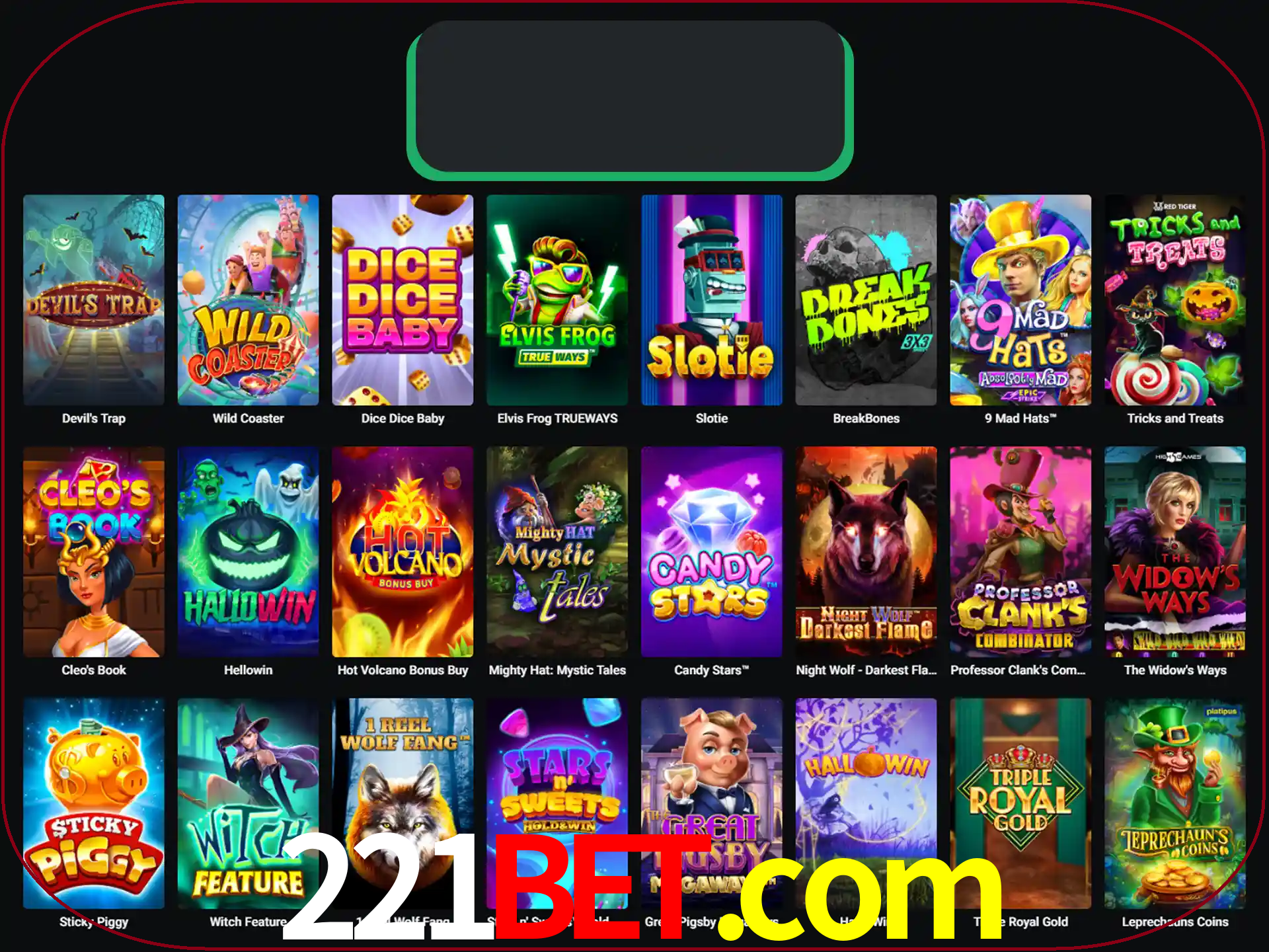 Procure por seus amados jogos de slot.